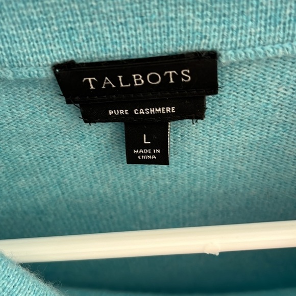 NWOT Talbots Women’s Pure Cashmere Tunic Sweater, Size Large! - Picture 2 of 7